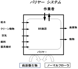 図1．バリヤーシステムの模式図
